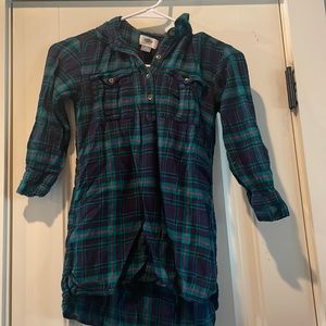 Girls Plaid Dress